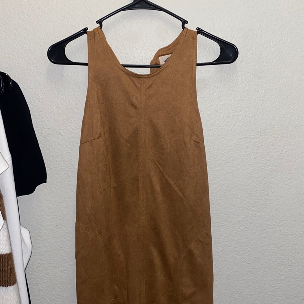 Suede dress